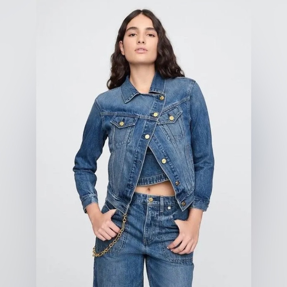 Gap x Cult Gaia Asymmetrical Denim Jacket